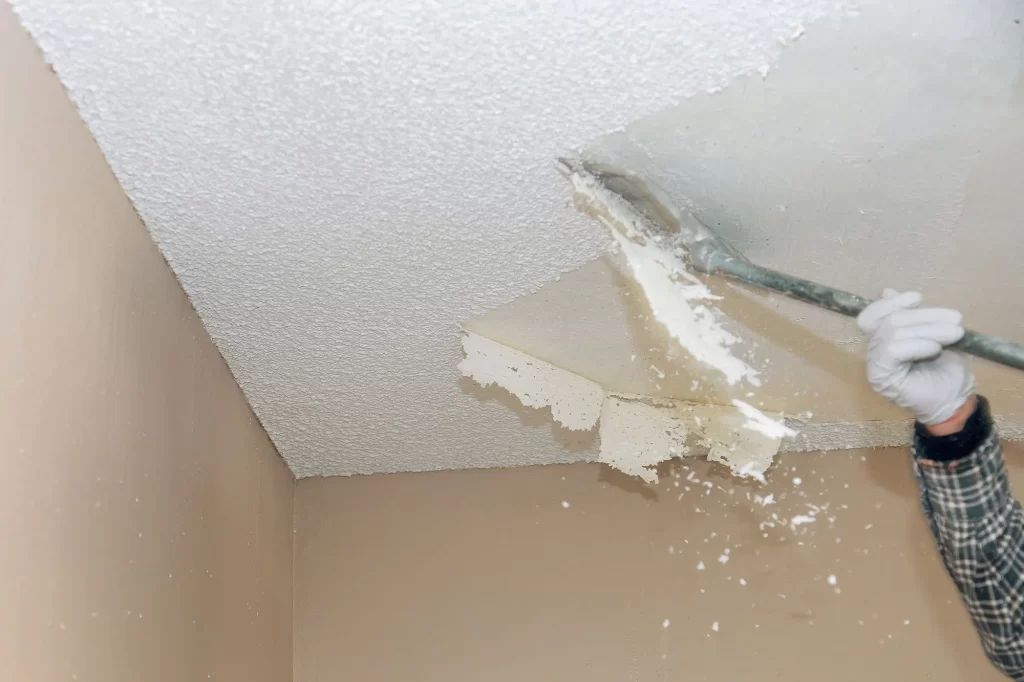 popcorn ceiling removal